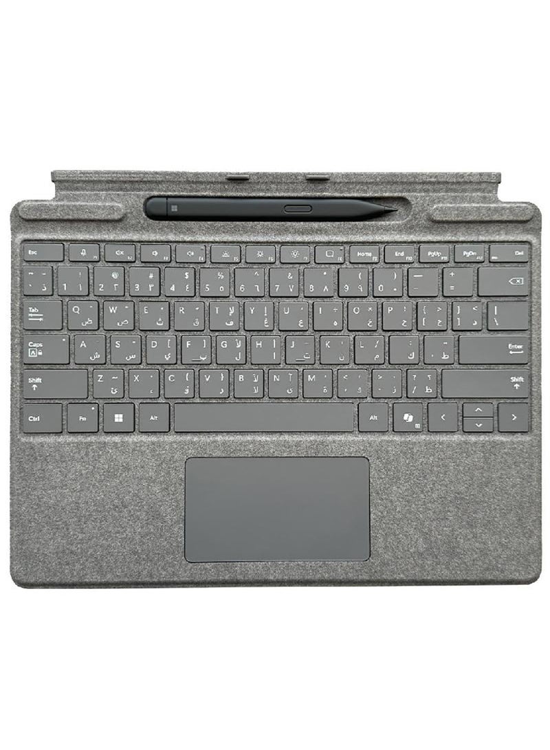 Microsoft Surface Pro 11 Copilot+ Laptop With 13 Inch QHD+( 2880×1920) Display, Qualcomm Snapdragon X Elite Processor/16GB RAM DDR5/512GB SSD/Qualcomm Adreno Graphics /Windows 11 Home +Cover with Slim pen 2 English/Arabic Platinum  - Image 3
