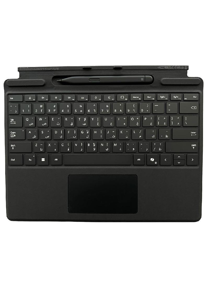 Microsoft - Surface Pro 11 Copilot+ Laptop With 13 Inch QHD+ (2880×1920) Display, Qualcomm Snapdragon X Plus Processor/16GB RAM DDR5/512GB SSD/Qualcomm Adreno Graphics/Windows 11+Type Cover with Slim Pen 2 English/Arabic Black - Image 1