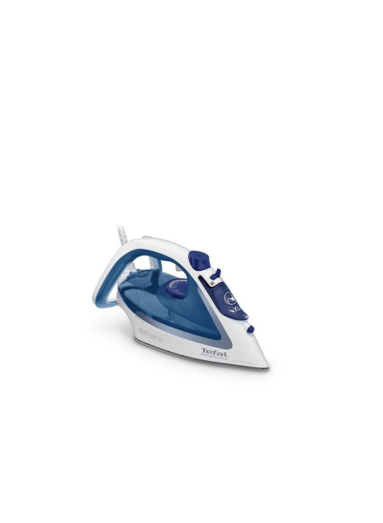 Tefal - Tefal Easygliss Plus Steam Iron, 2700 Watt, Blue - FV5751E0 1 kg 2700 W FV5751E0 blue - Image 1