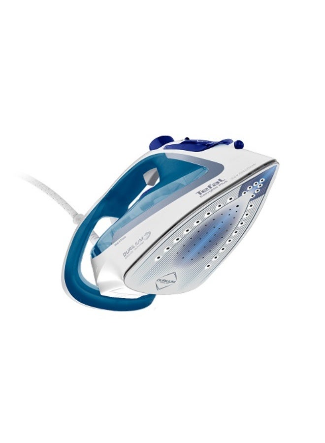 Tefal - Tefal Easygliss Plus Steam Iron, 2700 Watt, Blue - FV5751E0 1 kg 2700 W FV5751E0 blue - Image 1