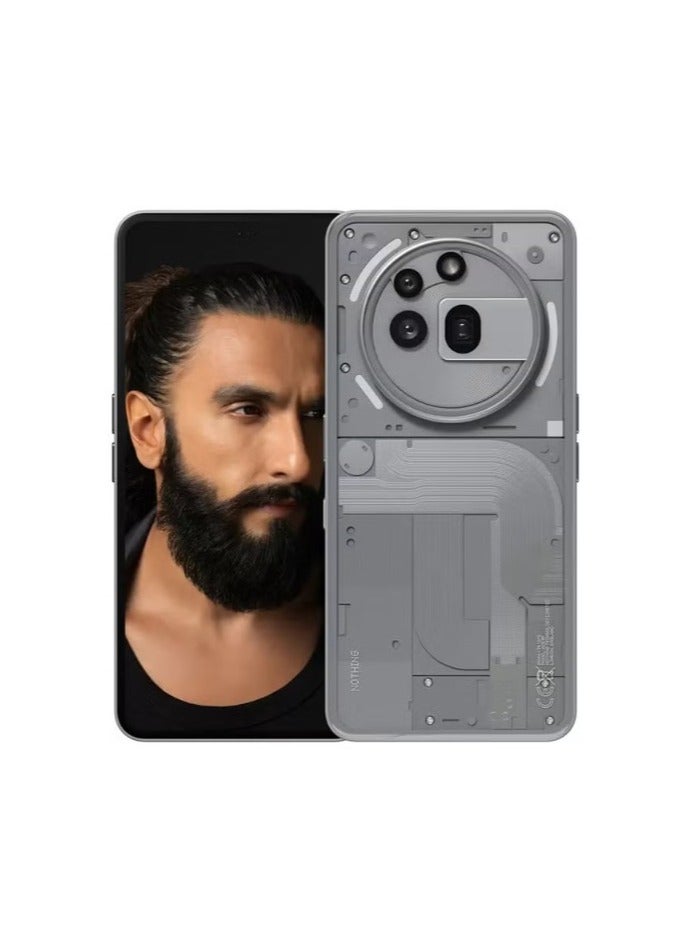 Nothing Phone 3a Pro 5G Dual SIM Grey 12GB RAM 256GB Grey - Middle East Version 