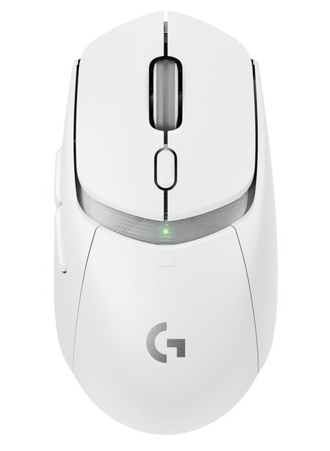 G309 LIGHTSPEED Wireless/Bluetooth Gaming Mouse, Lightweight, LIGHTFORCE Hybrid Switches, HERO 25K Sensor, 86g & 300+ hr battery life with AA battery, 6 Programmable Buttons, PC & Mac - White