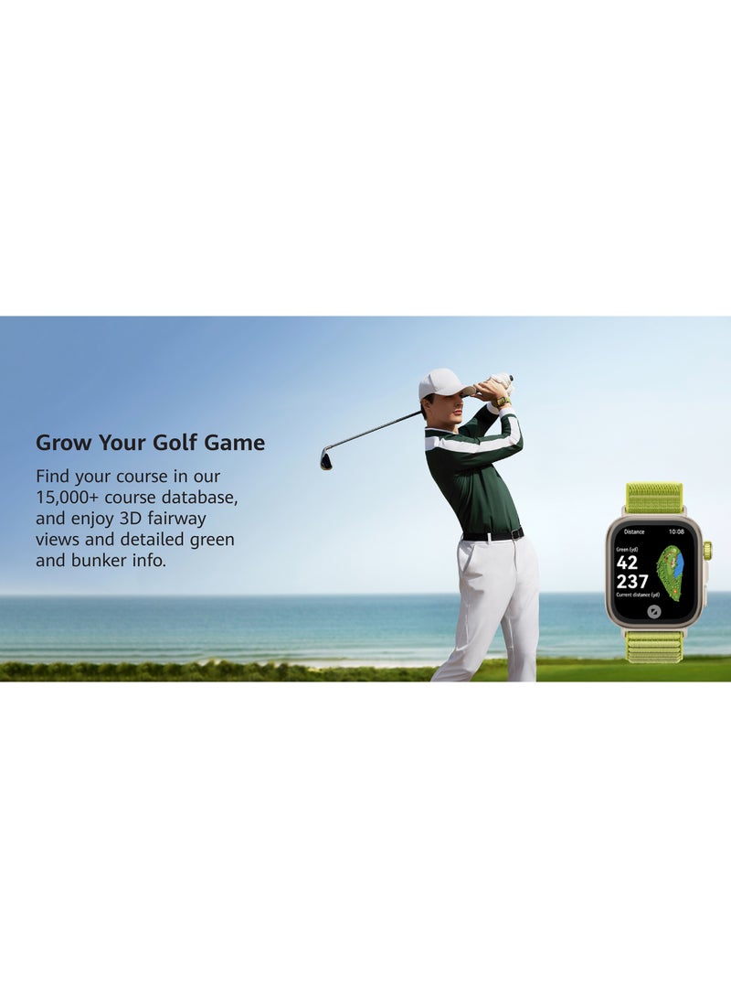 HUAWEI - Watch Fit 4 Pro Smart Watch, 1.82” Display, Sapphire Glass & Titanium, GPS for Pro-Level Outdoor Sports, NFC, ECG Analysis, up to 10-Day Battery Life, iOS & Android Black With FreeBuds SE 2 Gift Black - Image 1