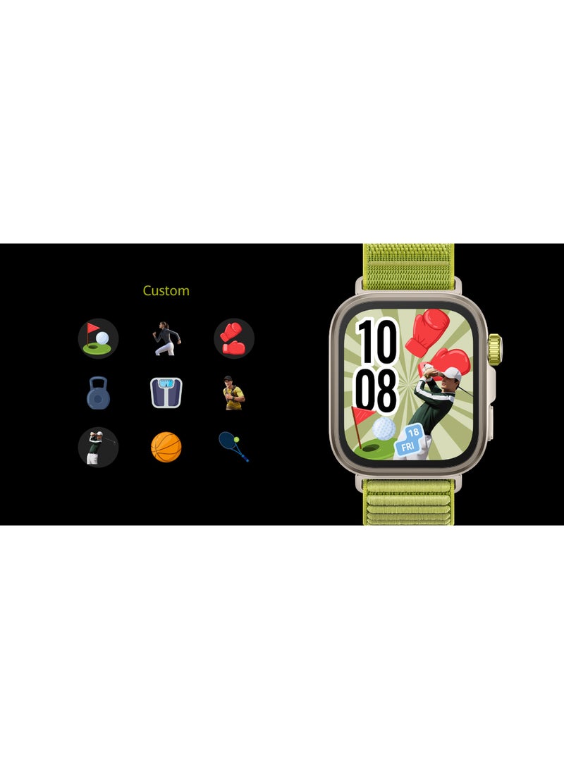 HUAWEI - Watch Fit 4 Pro Smart Watch, 1.82” Display, Sapphire Glass & Titanium, GPS for Pro-Level Outdoor Sports, NFC, ECG Analysis, up to 10-Day Battery Life, iOS & Android Black With FreeBuds SE 2 Gift Black - Image 1