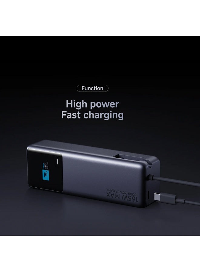 Xiaomi 165W Power Bank 10000mAh Ultra-fast charging Integrated USB-C Cable LED Display Gray - Image 5