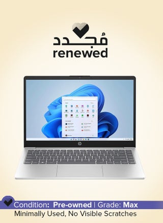Renewed - 14-EP0063CL Laptop With 14-Inch Full HD Display, Intel Core i3-1315U Processor/Quad Core/13th Gen/12GB RAM/512GB SSD/Intel UHD 600 Graphics/Windows 11 English Silver - pnsku/N70178201V/45/_/1747897716/5d49eb11-f557-41c5-8674-916d73689434