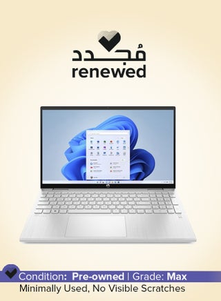 Renewed - Pavilion Laptop With 15.6-Inch HD Display, Intel Core i5-1235U Processor/Quad Core/12th Gen/8GB RAM/256GB SSD/Intel Iris XE Graphics/Windows 11 English Silver - pnsku/N70178218V/45/_/1747897741/68b2be68-f852-4002-9fc6-3a735c5660ce