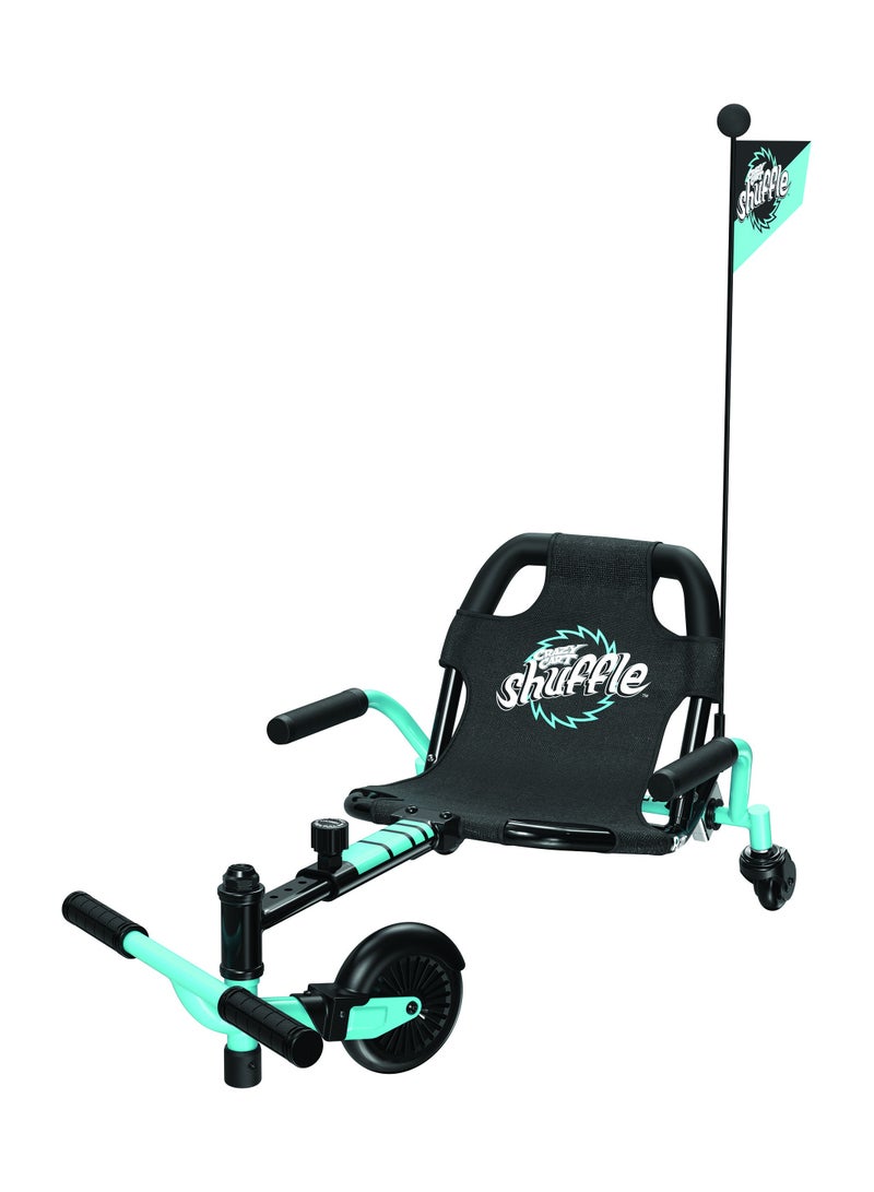 Razor Razor Crazy Cart Shuffle Black/Teal | Kids Ages 4 Years+ | Difting Ride-on | Drifting Cart | Go-Kart | Outdoor Adventure Multicolour 50.8x25.4x50.8cm  - Image 1
