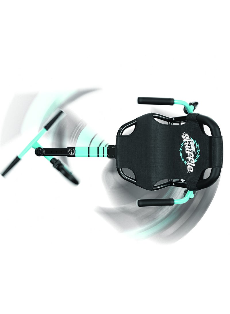 Razor Razor Crazy Cart Shuffle Black/Teal | Kids Ages 4 Years+ | Difting Ride-on | Drifting Cart | Go-Kart | Outdoor Adventure Multicolour 50.8x25.4x50.8cm  - Image 4