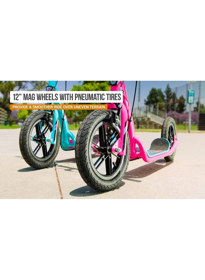 ريزر Razor Flashback Kick Scooter | Kids Ages 8 Years+ | Kids Scooter | Dual Hand-Operated
Brakes | BMX Style Scooter | Outdoor Adventure | Scooter for Kids and Teens 96.00x14.00x47.00cm  - Image 5