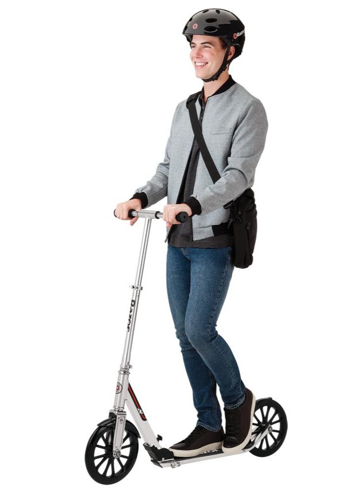 Razor A6 Silver Scooter | Kids Ages 8 Years+ | Kids Scooter | Scooter for Taller Rider | Adjustable Height up to 42"| Foldable Scooter | Outdoor Adventure 11.7x85x37.20cm - Image 5