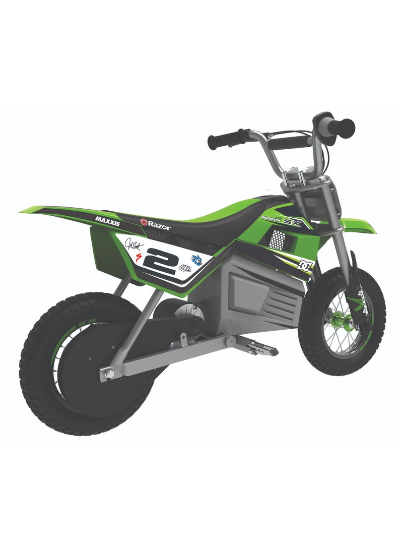 Razor Razor Motorbike Dirt Rocket SX350 22Km/h | Kids Ages 13 Years+ | Supercross Inspired | Motocross Bike | Electric Bike | With up to 40 minutes of Continuous Use | Off-road Bike | Outdoor Adventure Green 111x55x71cm  - Image 2