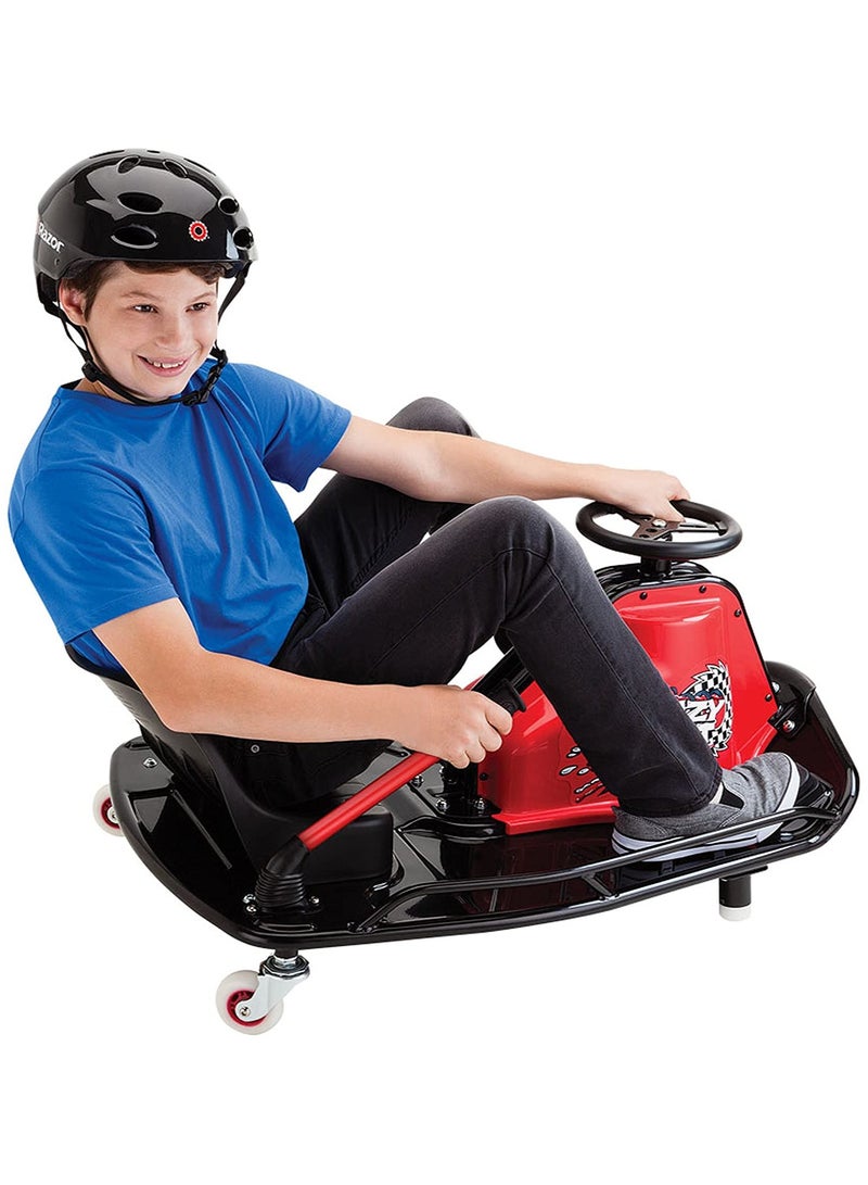Razor Razor Crazy Cart Jr. 2.0 19km/h | Kids Ages 9 Years+ | Electric Ride-on | Pro-Style Drift Bar | Drifting Cart | With up to 40 minutes of Continuous Use | Outdoor Adventure Multicolour 94x61x48cm  - Image 4