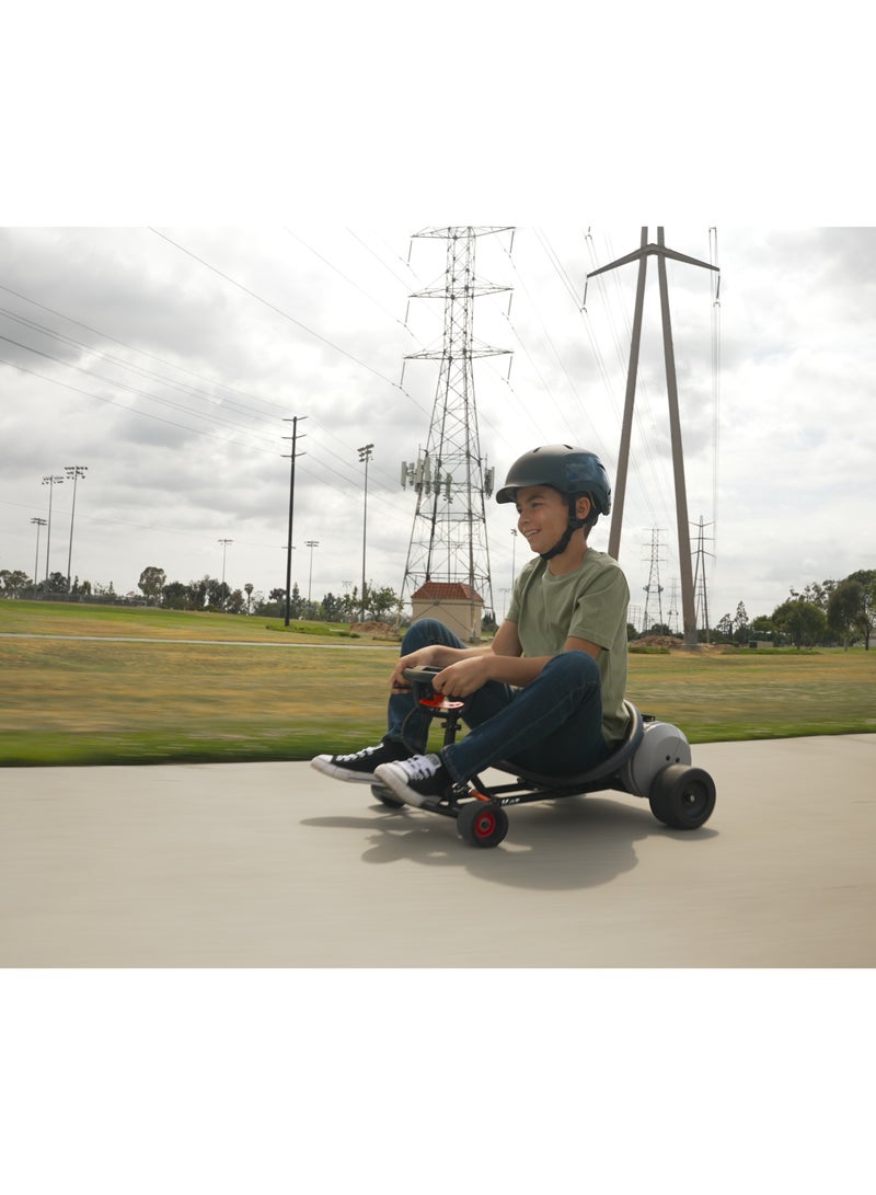 ريزر عربة رازر غراوند فورس راد رود 16 كم/س 150 واط | للأطفال من عمر 6 سنوات فما فوق | ركوب كهربائي | عربة انزلاقية | مع إمكانية الاستخدام المستمر لمدة تصل إلى 40 دقيقة | بطارية قابلة للشحن 24 فولت | مغامرة في الهواء الطلق | عربة للأطفال - Image 2