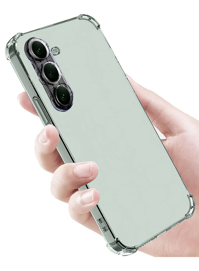 MARGOUN TPU Gorilla Case For Galaxy A56 5G – Transparent Shockproof Anti-Fall Cover - Clear-1  - Image 2