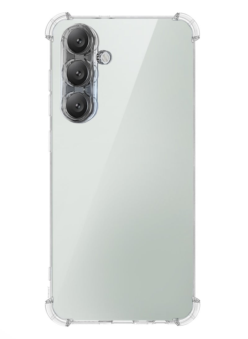 MARGOUN TPU Gorilla Case For Galaxy A56 5G – Transparent Shockproof Anti-Fall Cover - Clear-1  - Image 3