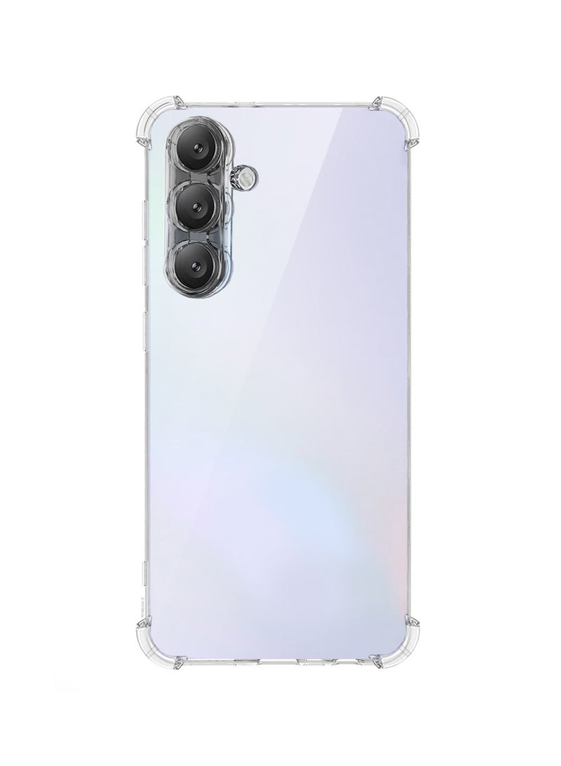 MARGOUN 3Packs TPU Gorilla Case for Galaxy A36 5G – Transparent Shockproof Anti-Fall Cover with Two Screen Protectors Clear-3  - Image 3