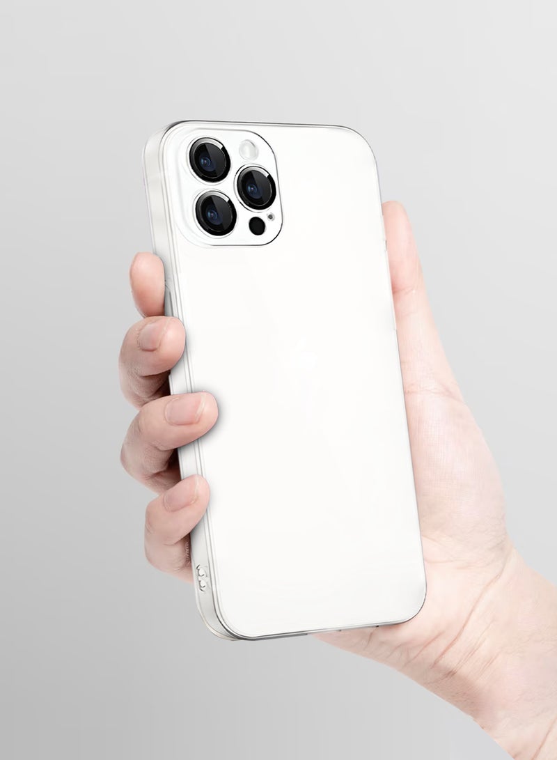 MARGOUN (for iPhone 14 Pro) Case Cover Air Skin Series Back Cover Sturdy Durable Thin Case Drop Protection Cover - Transparent White White-1 - Image 5