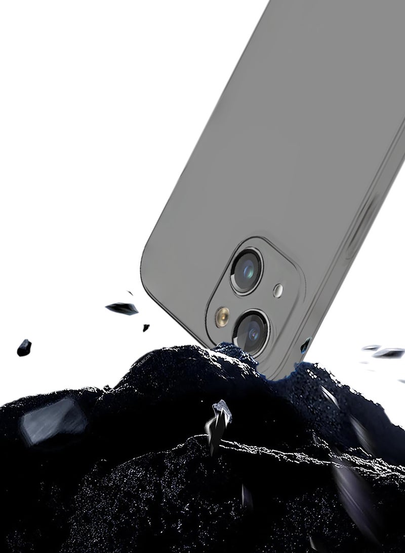 MARGOUN (for iPhone 14 Plus) Case Cover Air Skin Series Back Cover Sturdy Durable Thin Case Drop Protection Cover - Transparent Grey Grey-1 - Image 4