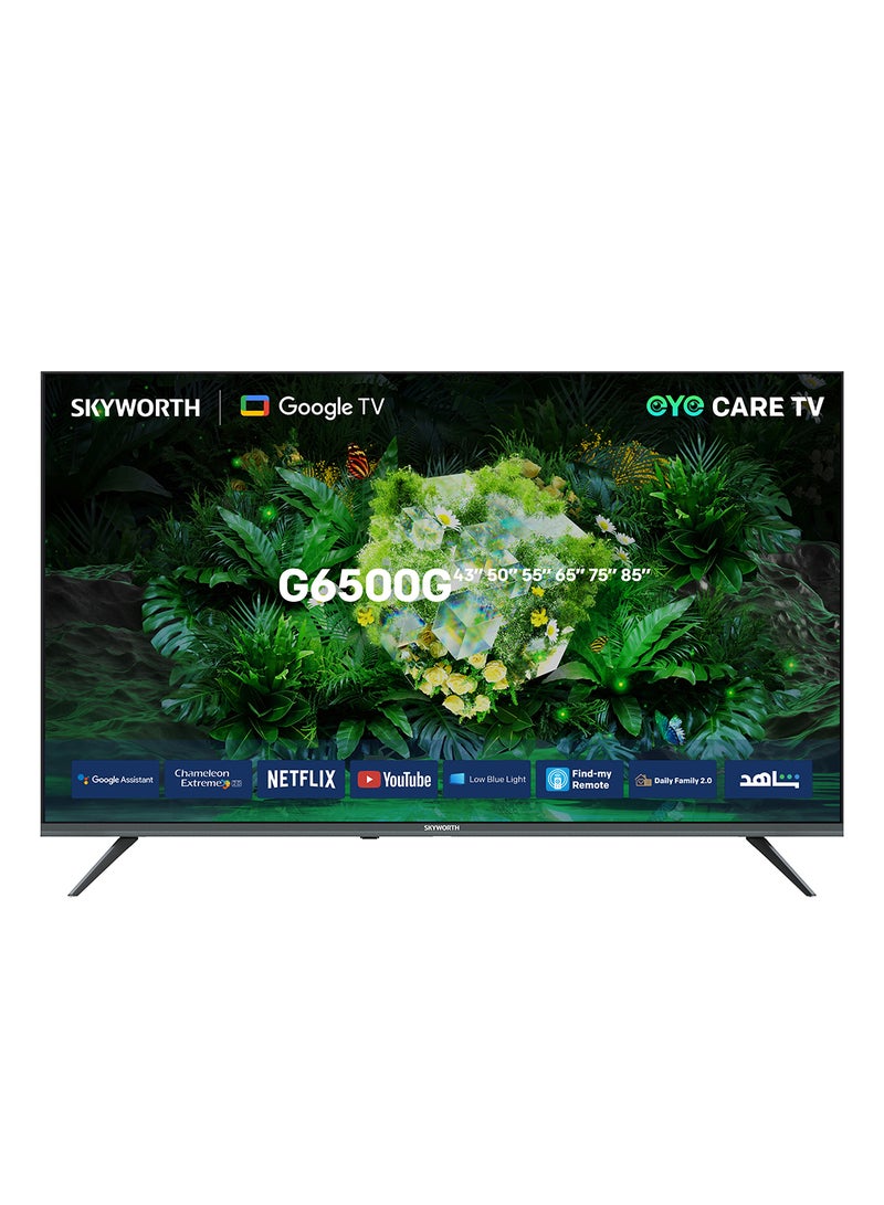 Skyworth 60G6500G - 60" UHD 4K LED TV (Google TV) 60G6500G Black  - Image 1