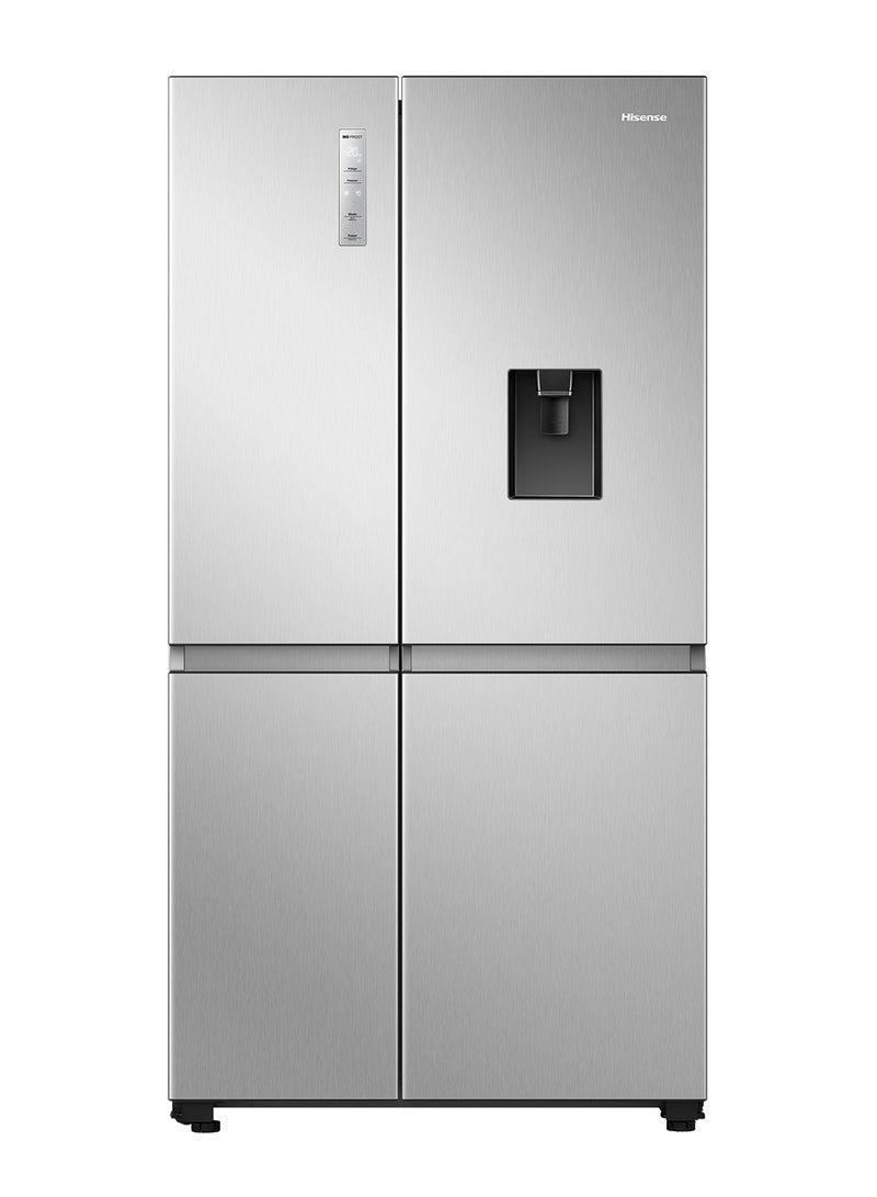 Hisense Gross 869L/Net 637L Side By Side Refrigerator Fridge RS3N668SMI3, Non Plumbed Water Despenser, Multi Air Flow, Super Freeze, Super Cool, Dual Temp Control Zone, Durable Inverter RS3N668SMI3 Silver - Image 1