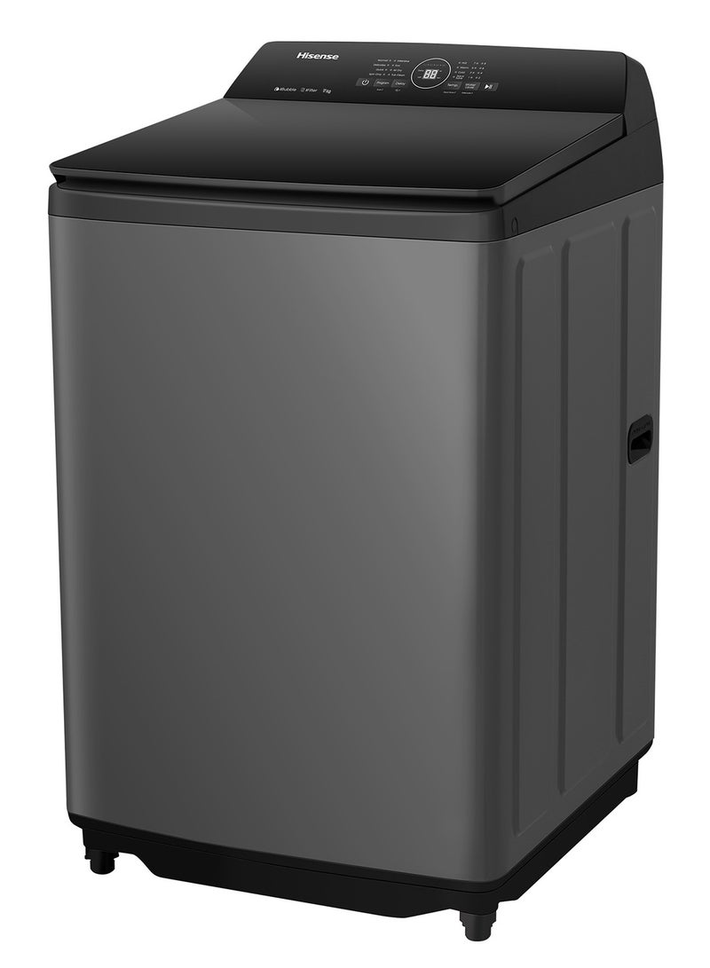 Hisense 17KG Top Loading Washing Machine WT3I1723UT, iBubble Clean, iFilter Function, Intensive, Aqua Save, Soft-Closing Lid+, Smart Fuzzy, Rear Control, Tub Clean WT3I1723UT Titanium Grey - Image 5
