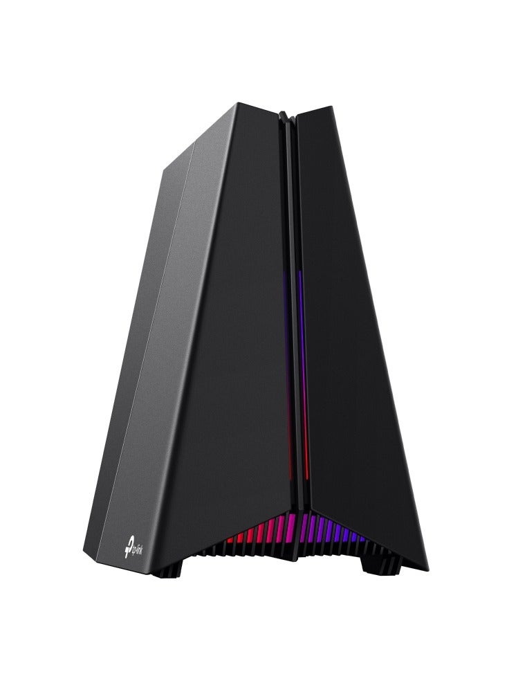 Archer GE550 BE9300 Tri-Band Wi-Fi 7 Gaming Router, 5G Multi-Gigabit Game Ports for Ultimate Speed Experience, Wi-Fi Router up to 9220 Mbps Speed, 4K-QAM, 6 GHz Smart Roaming with Easy-Mesh Black