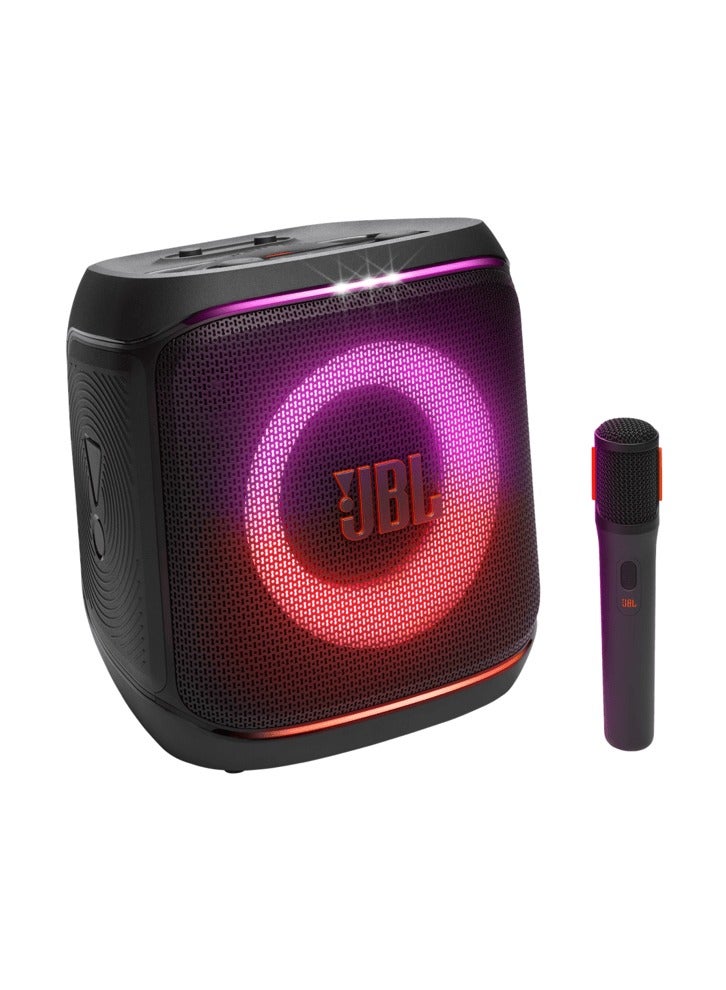 JBL PartyBox Encore 2 Portable Bluetooth Speaker 100W Sound AI Boost 15H Battery Wireless Mic Dynamic Lights Auracast, Karaoke & Guitar Input IPX4 Splashproof JBLPBENCORE2UK black  - Image 1
