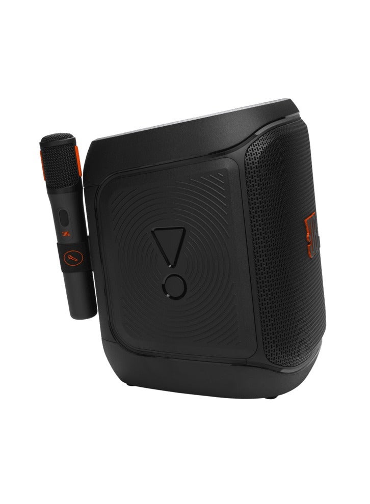JBL PartyBox Encore 2 Portable Bluetooth Speaker 100W Sound AI Boost 15H Battery Wireless Mic Dynamic Lights Auracast, Karaoke & Guitar Input IPX4 Splashproof JBLPBENCORE2UK black  - Image 4