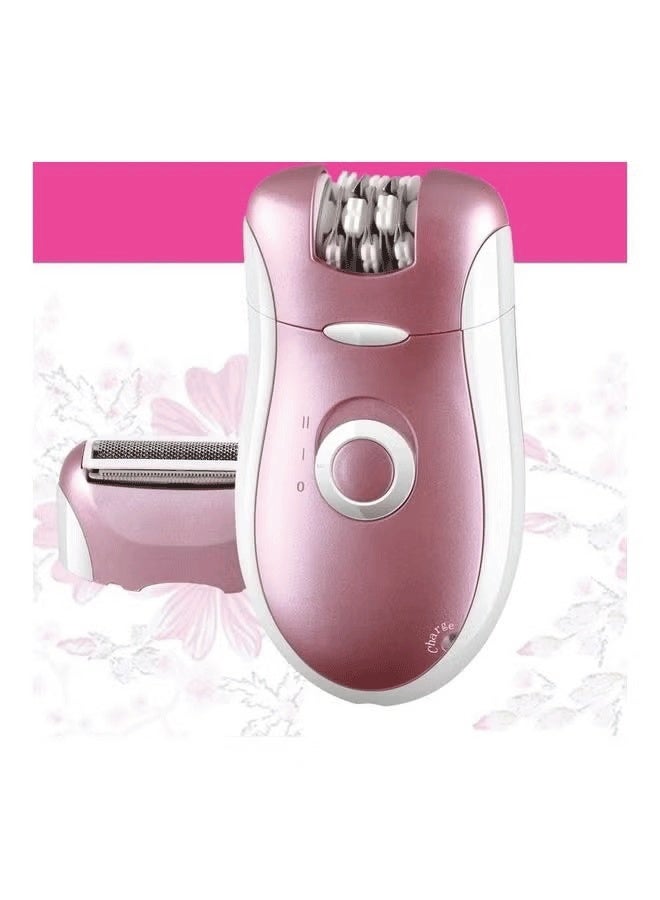 Kemei Rechargeable Epilator KM-2068 Pink/White - Image 2
