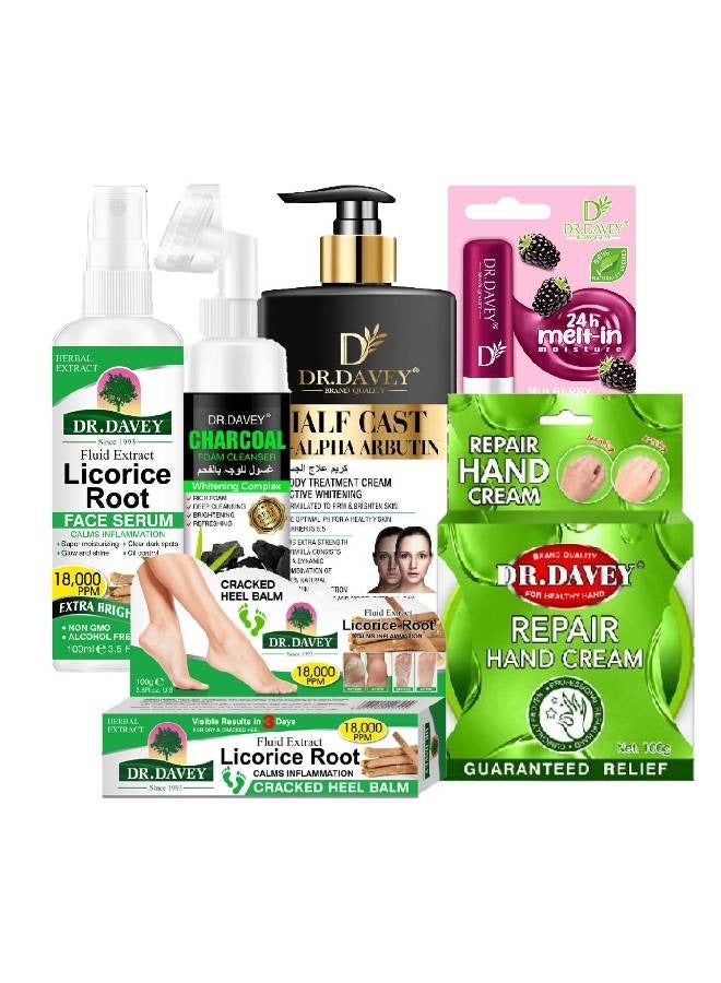 دكتور دافي روتين العناية بالبشرة اليومي 6 قطع