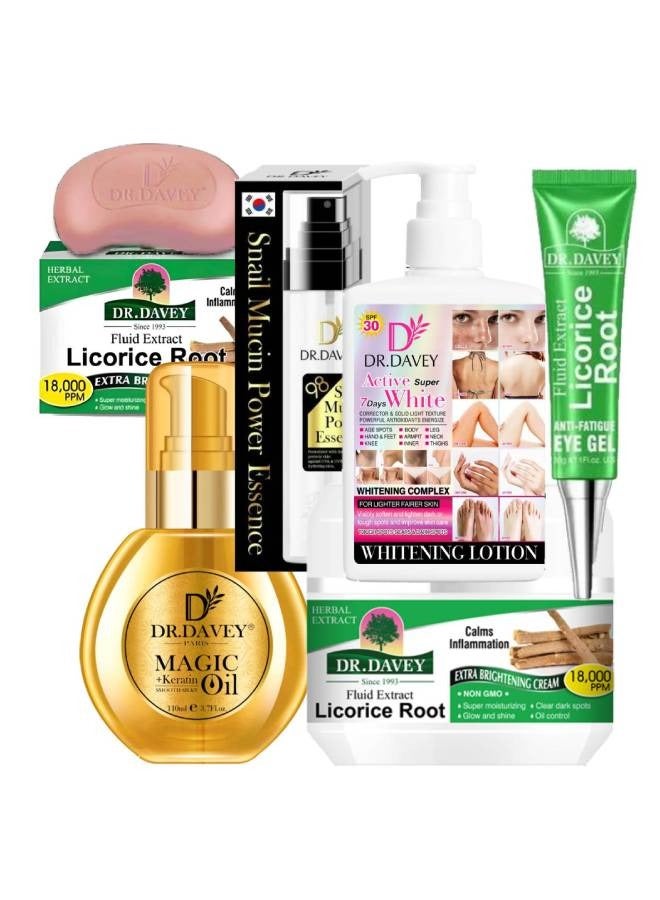 DR. DAVEY Daily Skincare Routine 6 Pieces 740grams