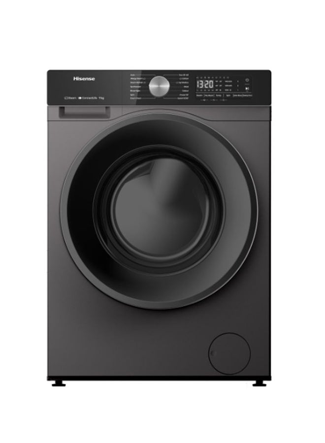 Hisense - Front Load Washer/Dryer, Washing capacity 9kg, Drying capacity 6kg WD3S9043BT Titanium - Image 1