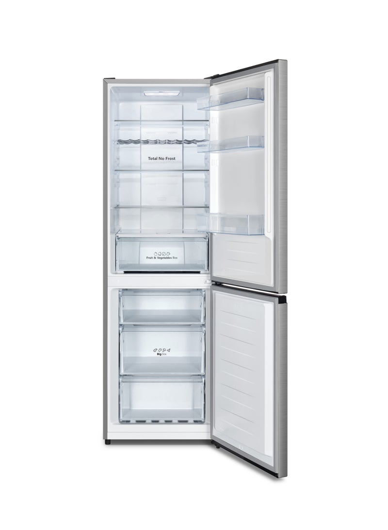Hisense Two Door Bottom Mount Refrigerator - 390L Freezer Fridge , Frost Free, Multi Air Flow - RB3N390NDC1 Silver - Image 2