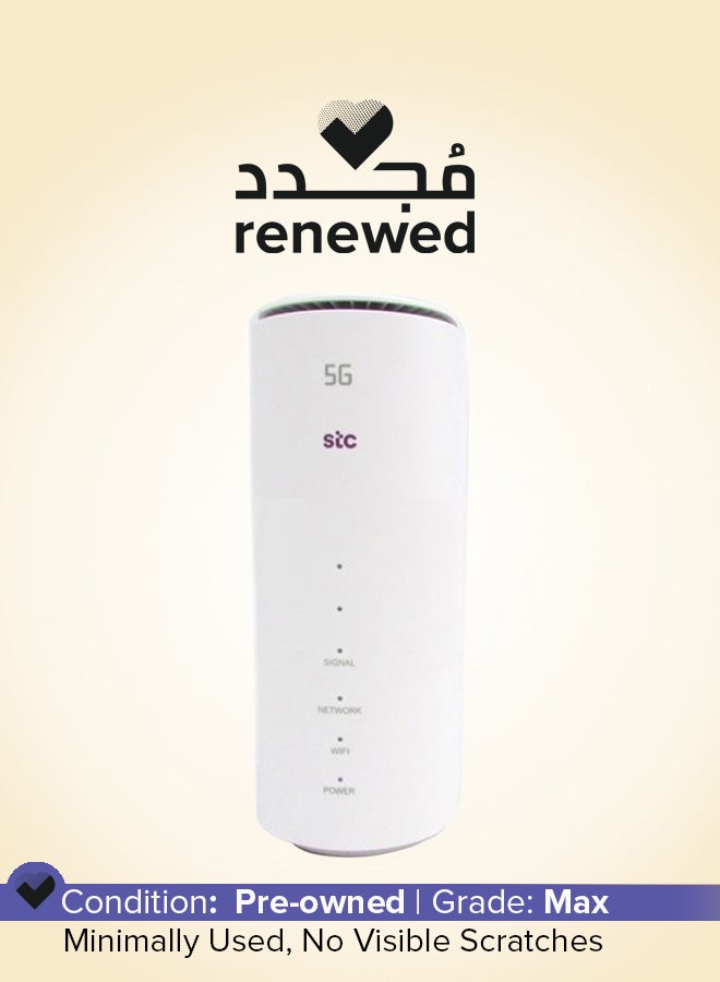 STC Renewed - ZTE MC801A1 5G Router High Speed Up to  3600 Mbps WiFi 6, Nano SIM, Support All Networks (Multi/Unlocked) white  - Image 1
