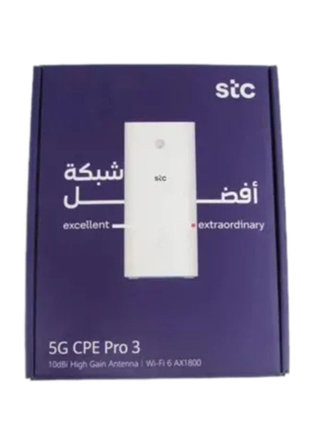 اس تي سي Renewed - 5G CPE Pro 3 Router white  - Image 3