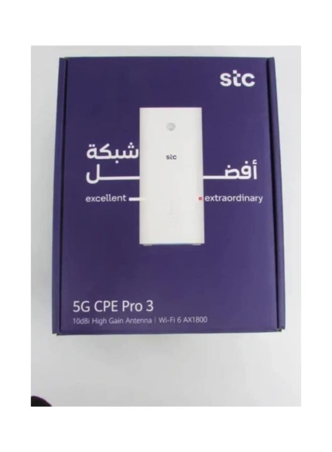 اس تي سي Renewed - 5G CPE Pro 3 Router white  - Image 5