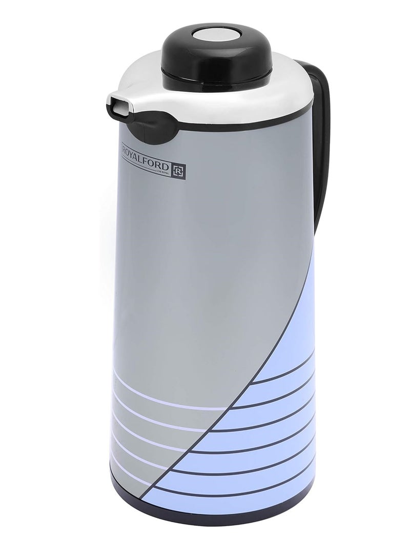 رويال فورد RF5783 1L Vacuum Flask - Heat Insulated Thermos for Keeping Hot/Cold Long Hour Heat/Cold Retention, Multi-Walled, Hot Water, Tea, Beverage Multicolour - Image 1