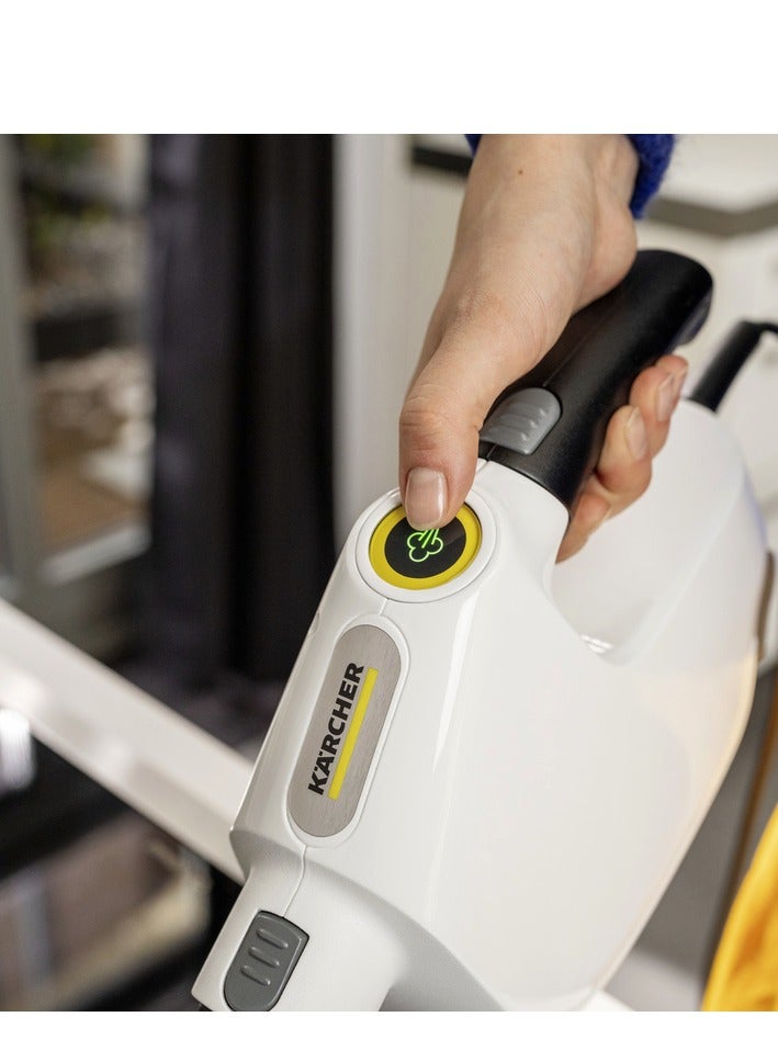 كارشر SC 1 Multi Up 4-in-1 Compact Steam Cleaner (Handheld & Mop), 1300W, 30-Sec Heat-Up, Non-Stop Steam 200 ml 1300 W SC 1 Multi White - Image 2