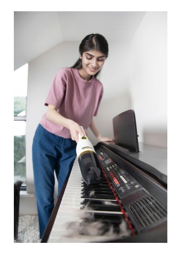 KARCHER CVH 3 Cordless Handheld Vacuum Cleaner, Lightweight, HEPA 12 Filter, 20 Min Runtime 500 W CVH 3 white - Image 2