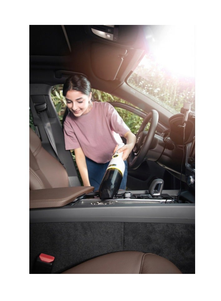 KARCHER CVH 3 Cordless Handheld Vacuum Cleaner, Lightweight, HEPA 12 Filter, 20 Min Runtime 500 W CVH 3 white - Image 4