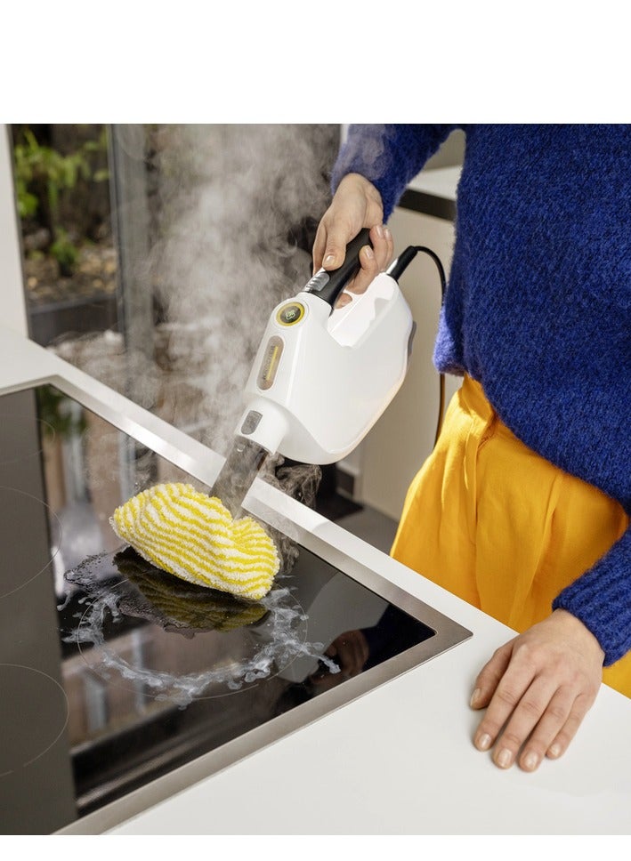 كارشر منظف بخار محمول SC 1 Multi 2 في 1 مدمج (يدوي وممسحة)، تقريباً 1200-1300 واط، تسخين سريع، يقضي على 99.99% من البكتيريا - Image 4