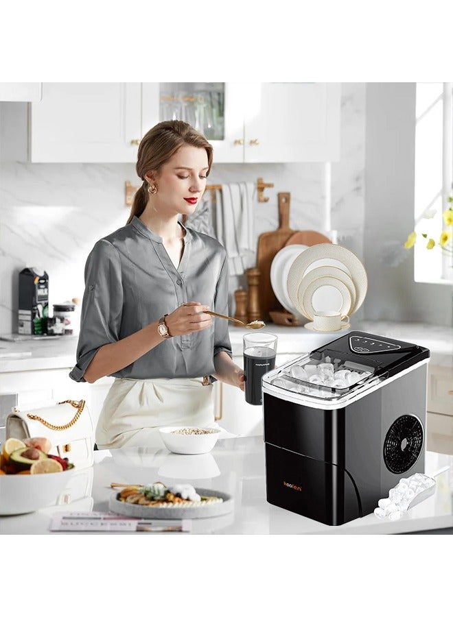 KOOLEN - Compact and Powerful Ice Maker - 2 kg - 105 W - Black - 808100006 2 L 105 W 808.100.006 Black - Image 1
