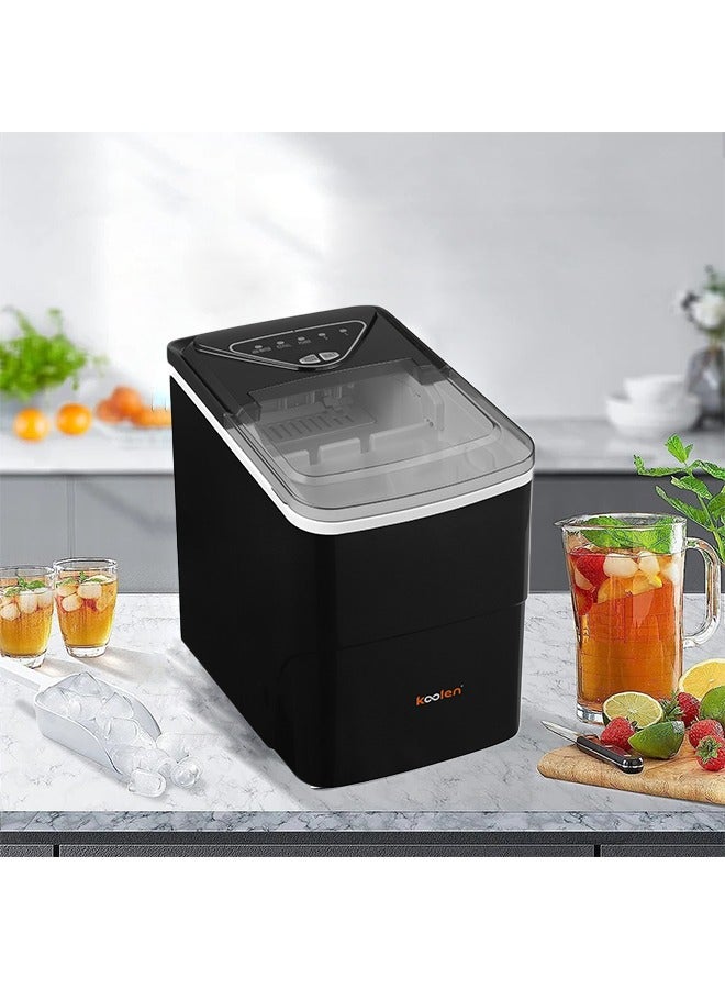 KOOLEN - Compact and Powerful Ice Maker - 2 kg - 105 W - Black - 808100006 2 L 105 W 808.100.006 Black - Image 1