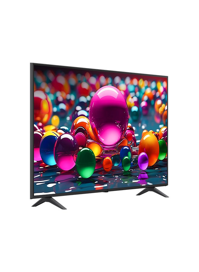 LG 55 Inch 4K LED Smart TV | WebOS24 | HDR10 | HLG AI Sound Pro | alpha 7 4K AI Processor Gen8 | AI UA80 series | 60Hz | Model Year 2025 | 2 Year Warranty | 55UA80006LC Black - Image 3