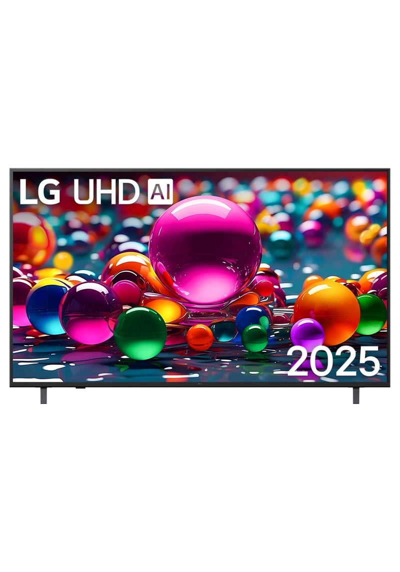 LG 65 Inch 4K LED Smart TV | WebOS24 | HDR10 | HLG AI Sound Pro | 60Hz | alpha 7 4K AI Processor Gen8 | AI UA80 Series | Model 2025 | 2 Year Warranty | 65UA80006LC Black - Image 1