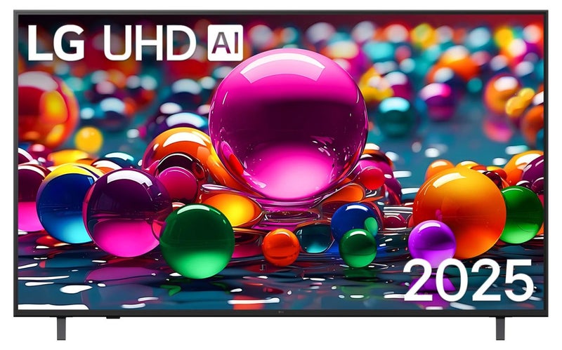 LG 65 Inch 4K LED Smart TV | WebOS24 | HDR10 | HLG AI Sound Pro | 60Hz | alpha 7 4K AI Processor Gen8 | AI UA80 Series | Model 2025 | 2 Year Warranty | 65UA80006LC Black - Image 1