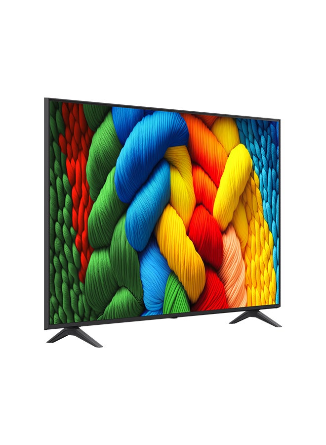 إل جي 75 inch NanoCell AI 4K Smart TV, Upscaled Visual and Surround Sound from the Alpha 7 4K AI Processor Gen8, AI Magic Remote. HDR10, WebOS25, 60Hz, Model 2025, 2 Year Warranty, 75NANO80A6A Black - Image 3