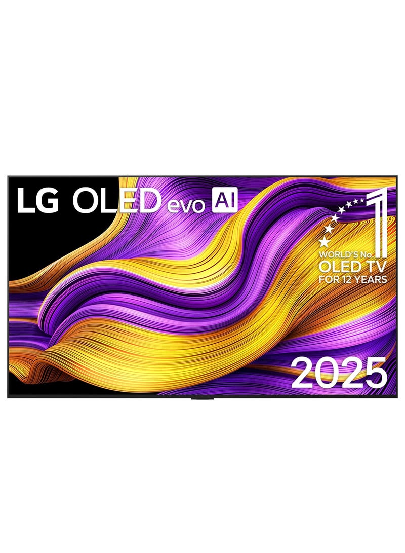 65 inch LG OLED evo AI G5 4K 165Hz Smart TV AI Magic remote webOS25 2025 OLED65G56LA black