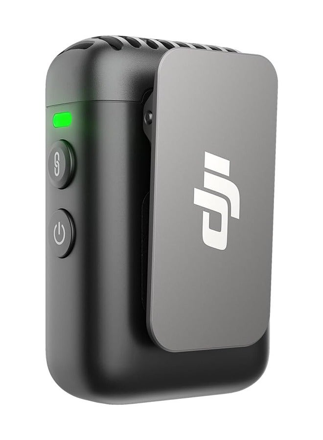 dji Mic 2 (2 TX + 1 RX + Charging Case), All-in-one Wireless Microphone, Intelligent Noise Cancelling, 32-bit Float Internal Recording, 250m (820 ft.) Range, Microphone for iPhone, Android, Camera Grey  - Image 2
